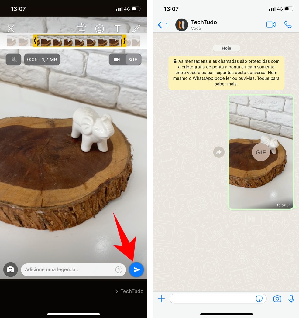 Como transformar vídeos em GIFs utilizando apenas o WhatsApp