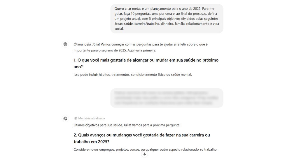  Reprodução/Júlia Silveira