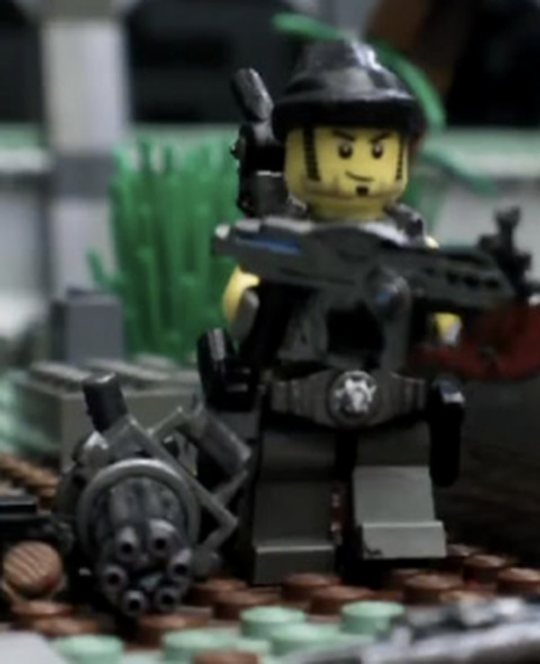 Bricks of War uma animacao em LEGO inspirada no game Gears of War