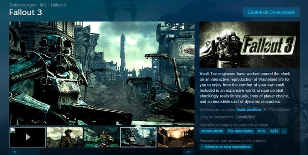 Confira Como Baixar E Instalar Fallout 3 Para Jogar O RPG No PC