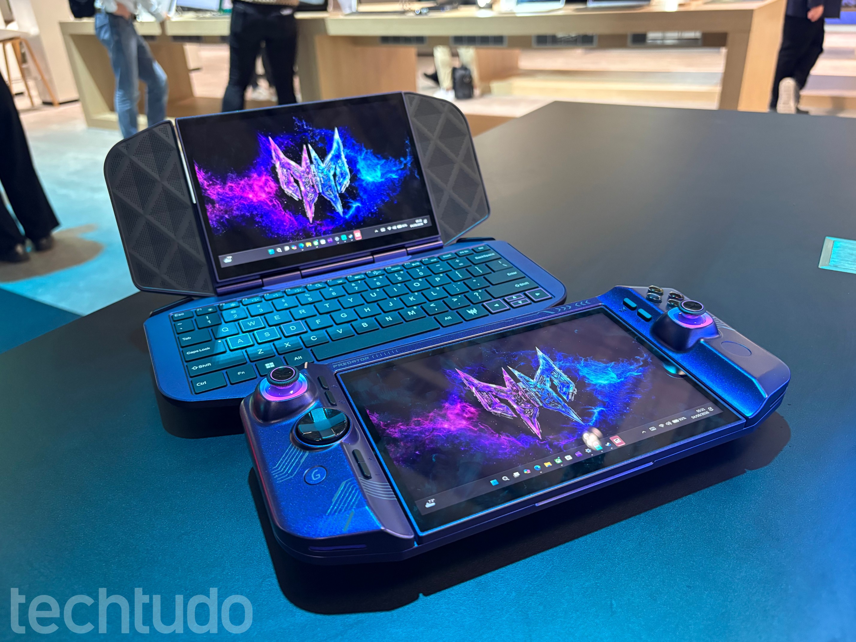 Project DualPlay Mini: Acer revela videogame portátil que vira notebook - Foto