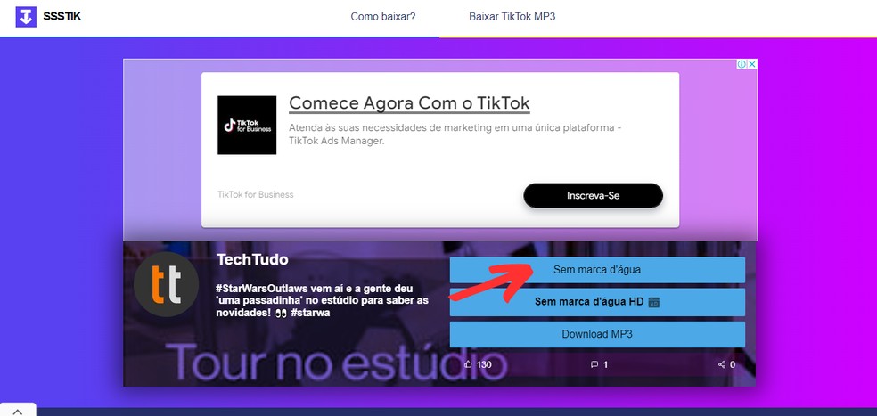 Como baixar vídeos do TikTok sem marca d'água: confira o guia completo