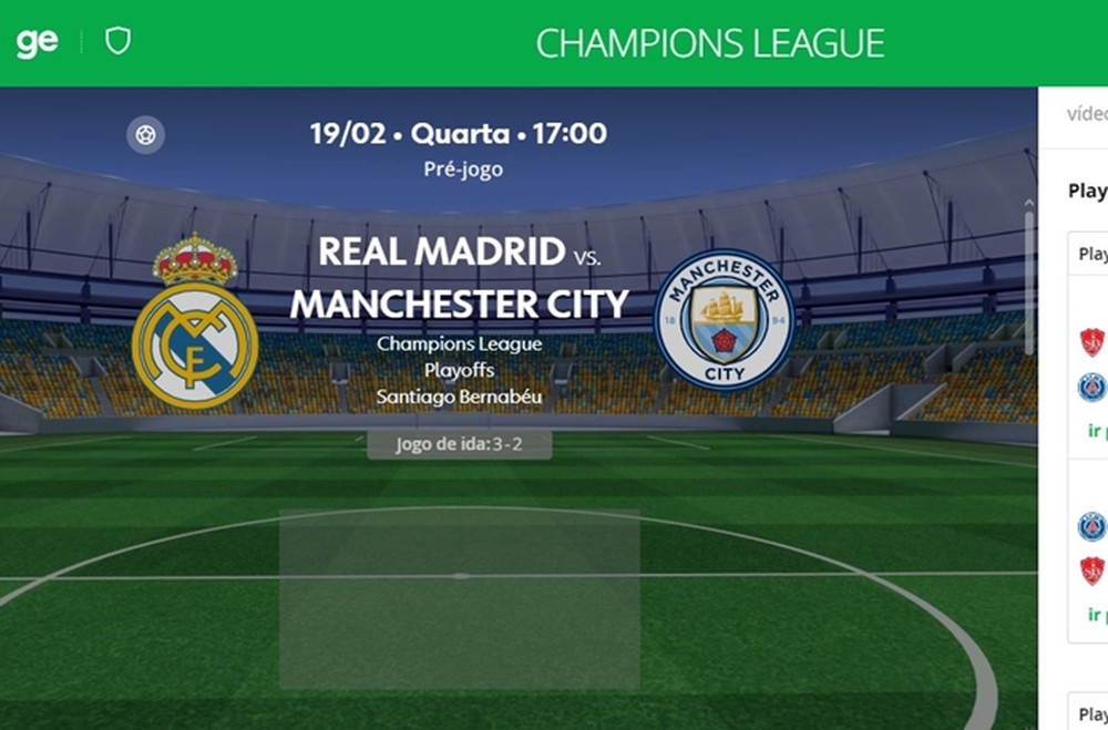 Real Madrid x Manchester City ao vivo: onde assistir ao jogo da Champions