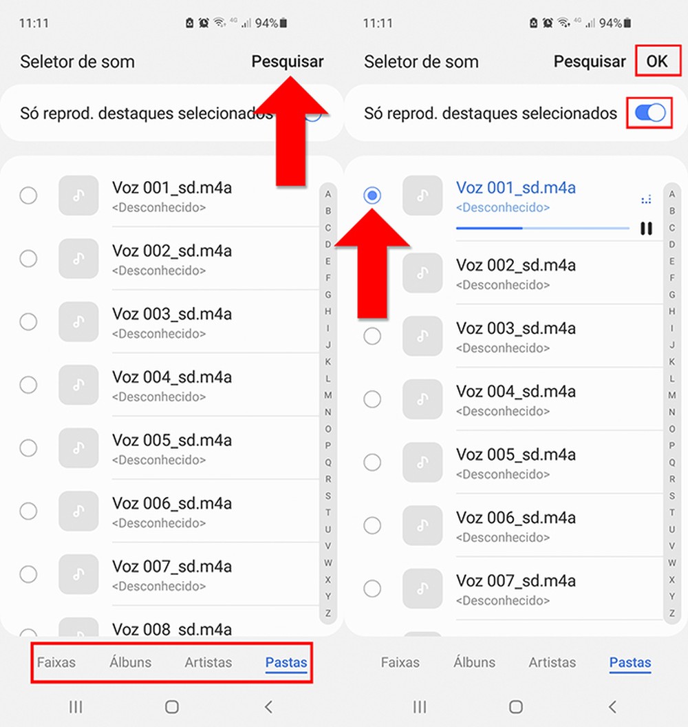 Toques para celular Samsung: como mudar no smartphone