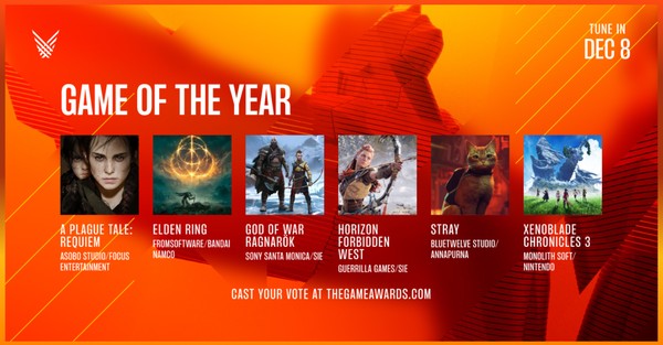 Com Xenoblade Chronicles 3 indicado a Jogo do Ano, lista do The Game Awards  é anunciada