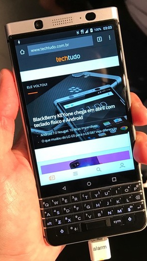 BlackBerry KEYone | Hardware | TechTudo