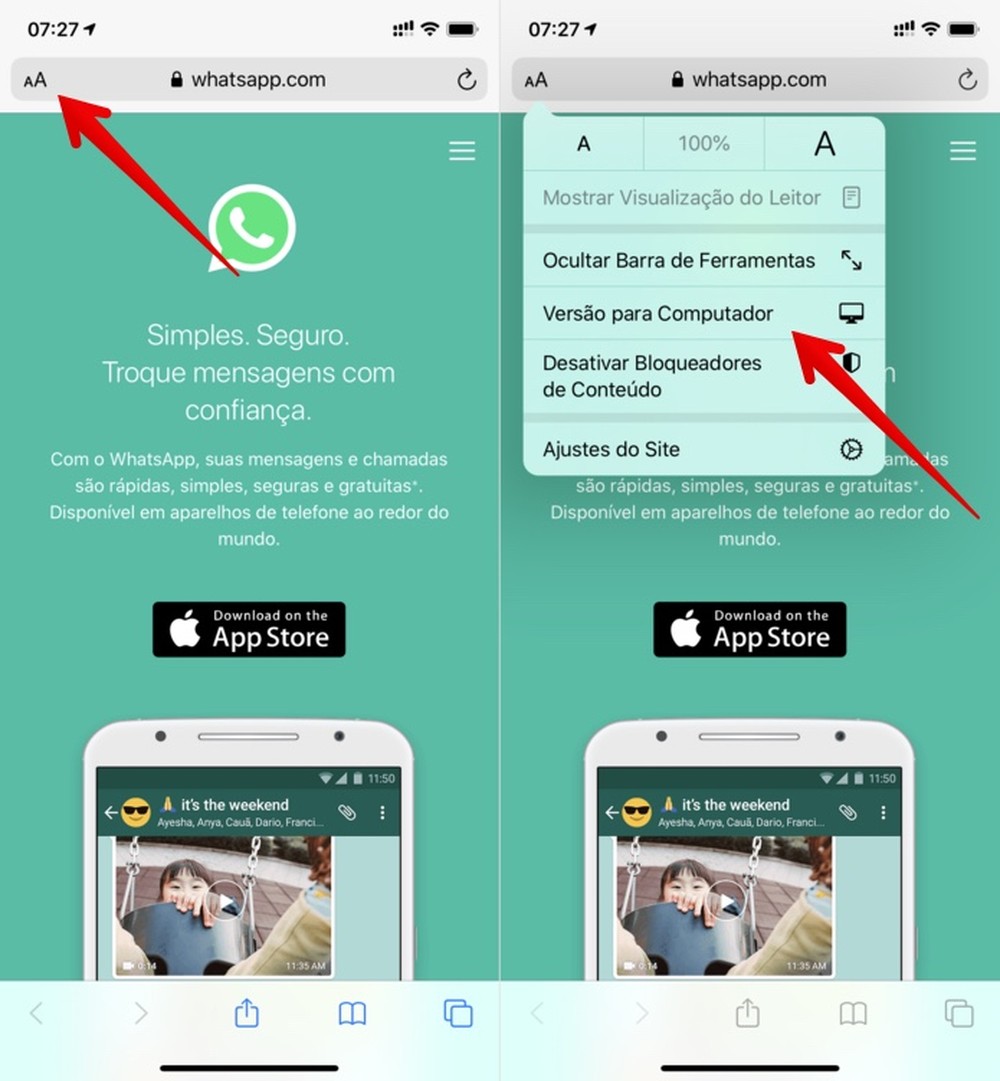 Como usar o WhatsApp Web no celular
