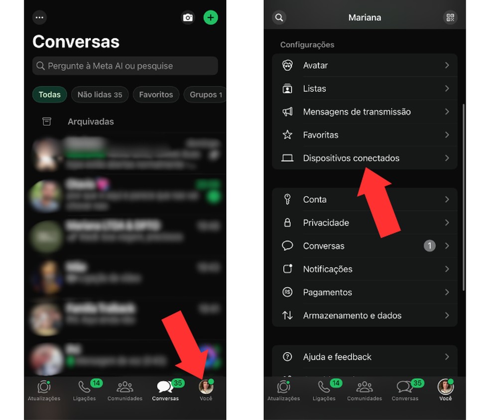  Reprodução/Mariana Tralback