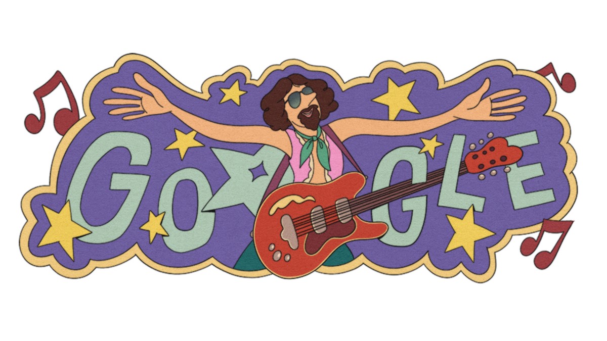 Raul Seixas é tema do Google Doodle deste sábado (23); veja a ilustração