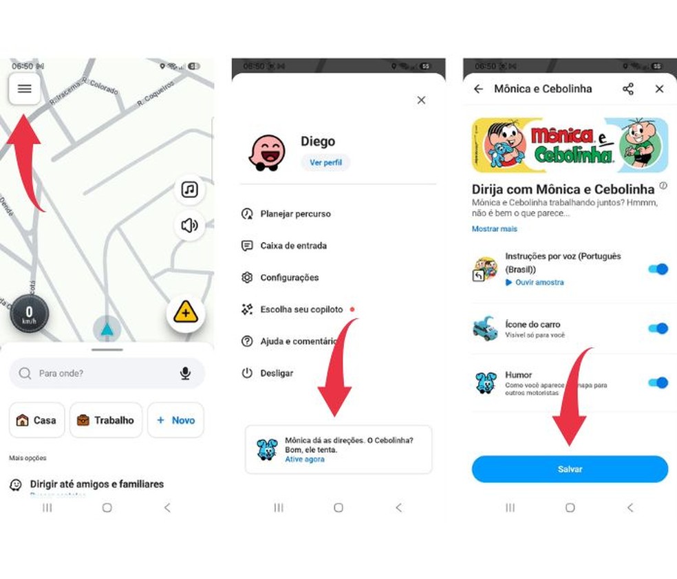 Turma da Mônica no Waze: veja como colocar as vozes dos personagens no app