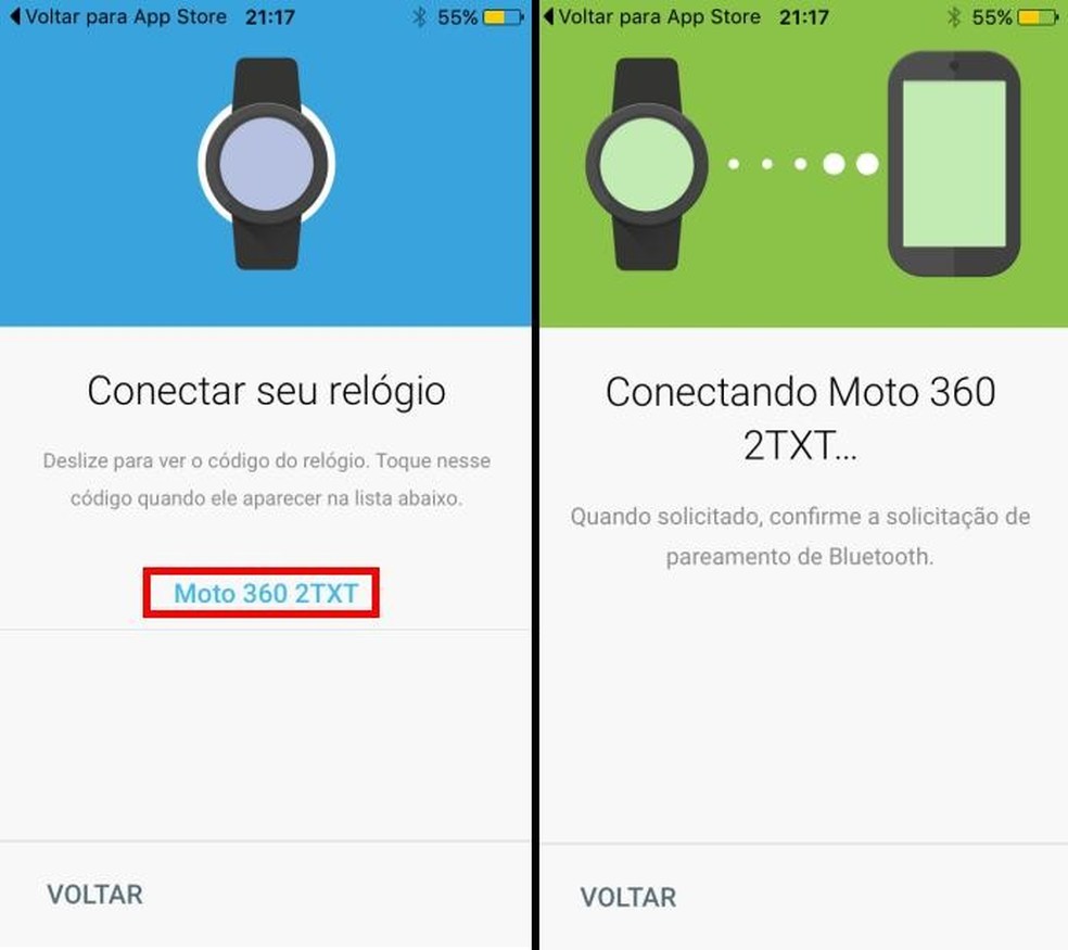 Como configurar um Moto 360 com o iPhone