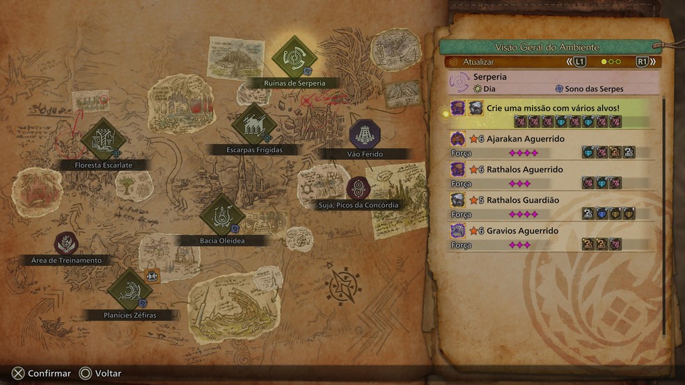 Sistema de caçadas com dois alvos é mais difícil, mas oferece recompensas muito superiores — Foto: Reprodução/Daniel Trefilio