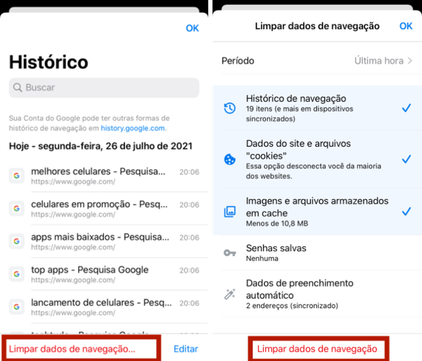Como excluir sugestões de pesquisa do Google no celular e no PC