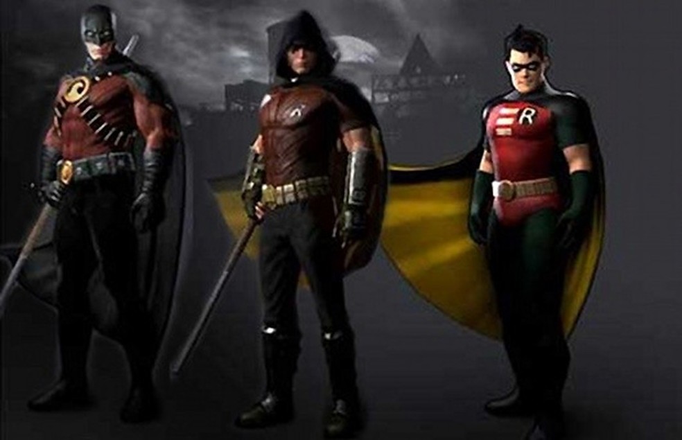 Robin ter roupas alternativas em Batman Arkham City