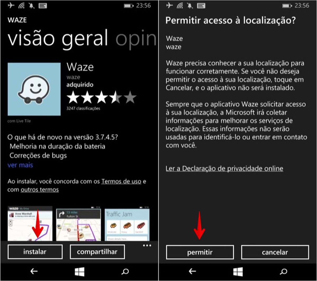 Como baixar e instalar o Waze no Windows Phone?