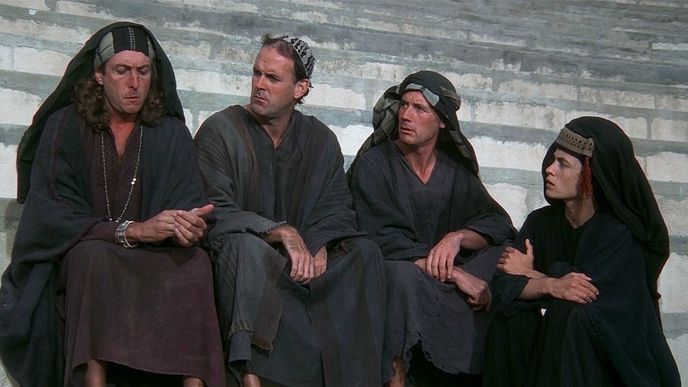 Vida de Brian é outra paródia liderada pelo grupo britânico Monty Python — Foto: Reprodução/IMDb