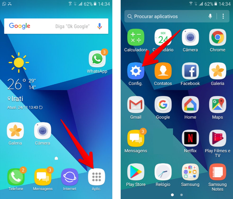 Como colocar um chip e ativá-lo no Galaxy J2 Prime