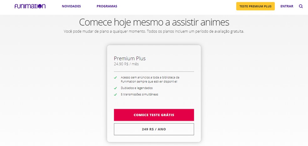Funimation anuncia preços do serviço no Brasil - NerdBunker