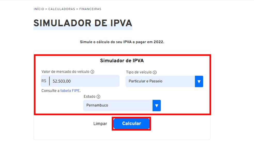 IPVA 2022 Chevrolet Onix → Tabela, Valor Venal, Cálculo e Alíquotas