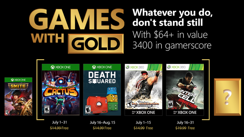 Jogos grátis do Xbox Live Gold de julho são revelados - Adrenaline