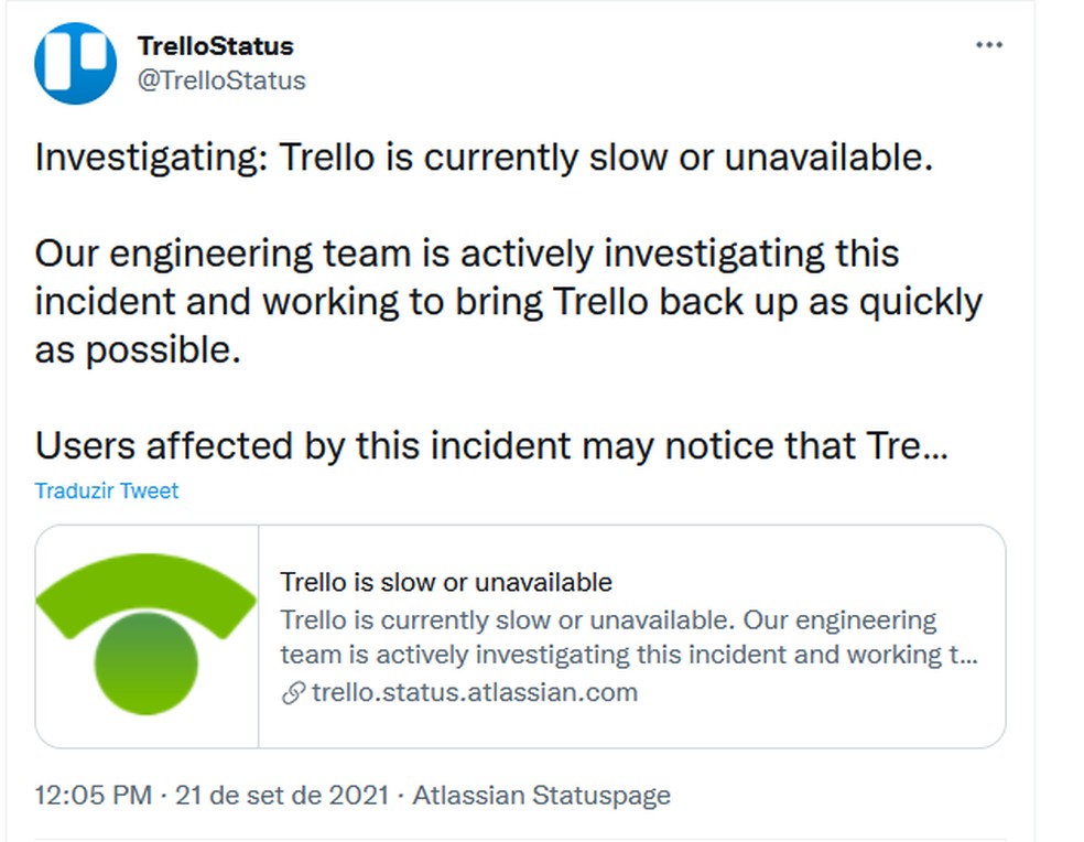 Trello fora do ar hoje? Usuários relatam instabilidade na ferramenta