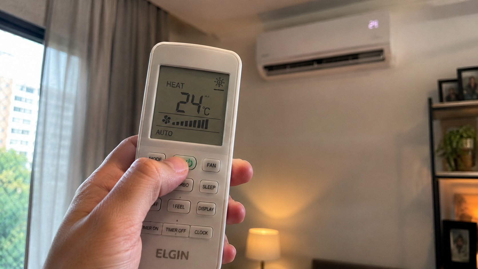 A função escondida no controle do ar-condicionado que ativa o aquecimento