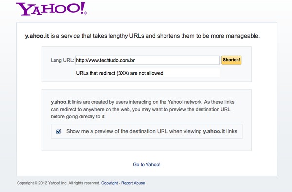 Yahoo encerra encurtador de URL y.ahoo.it e foca em outras prioridades