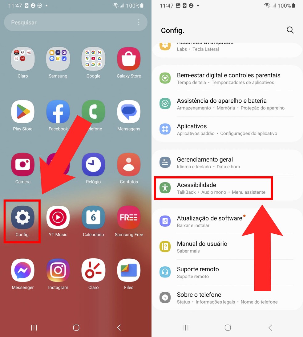 Como tirar a legenda instantânea do celular Android