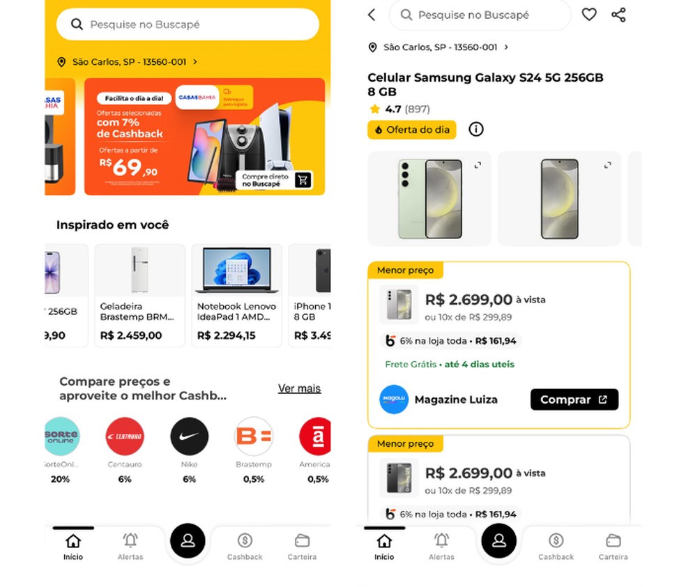  Reprodução/Mariana Tralback