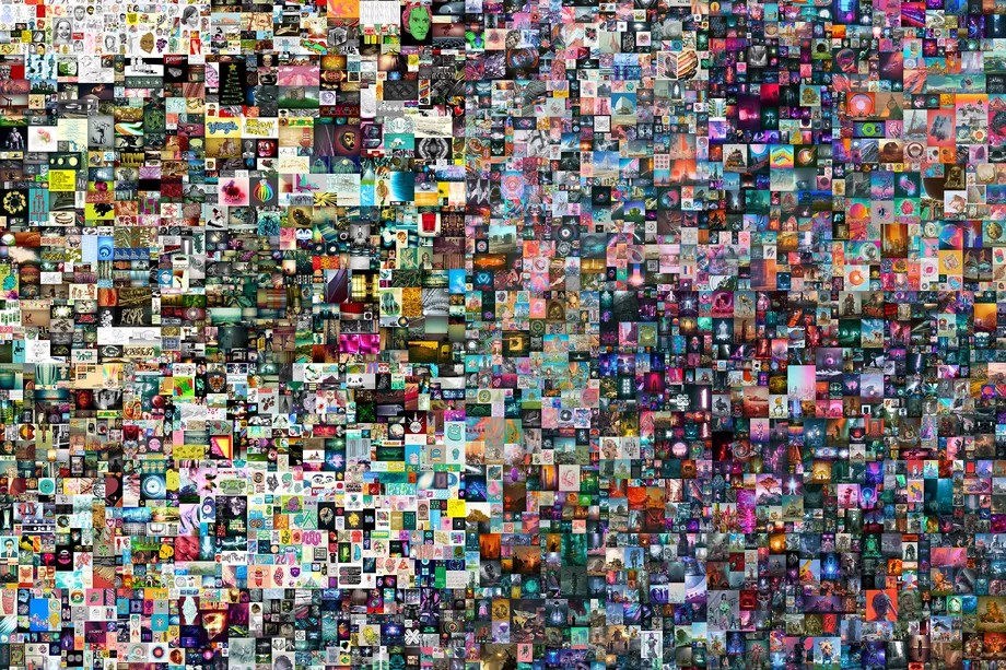 A obra "Everydays: The First 5000 Days" é constituída por cinco mil obras do seu criador