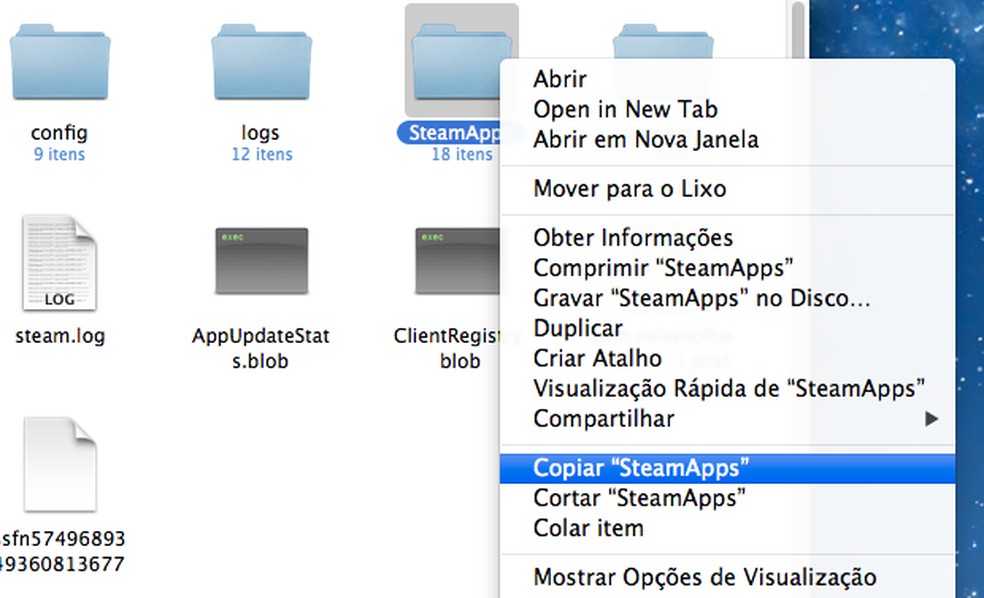 Como alterar o local onde os jogos do Steam são instalados no Mac OS X