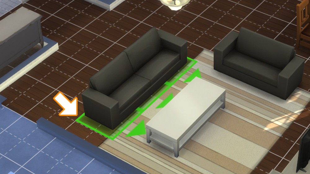 Como girar objetos no The Sims 4