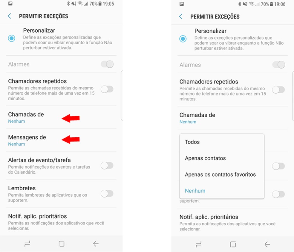 Como configurar o modo ‘Não Perturbar’ no Samsung Galaxy S8