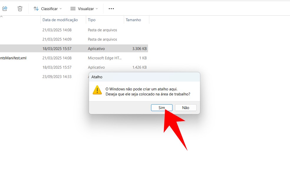 Usuário pode colocar atalho do Google Chrome na área de trabalho do Windows usando comando simples — Foto: Reprodução/Rodrigo Fernandes