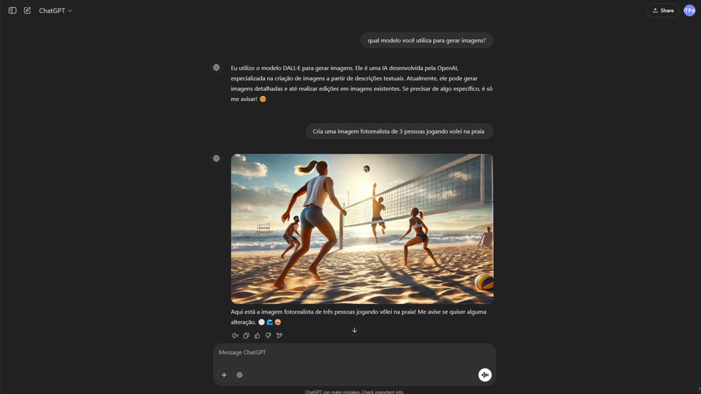  Reprodução/ChatGPT