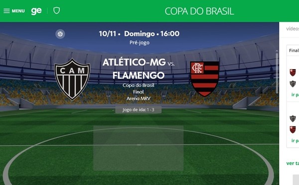 Final da Copa do Brasil hoje: onde assistir Atlético-MG x Flamengo ao vivo