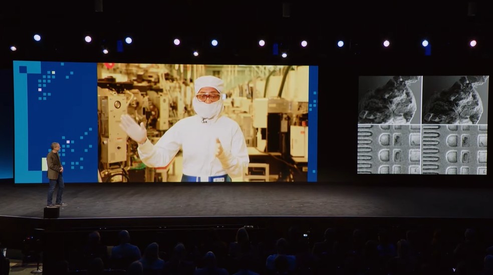 Intel apresentou o processador Xeon 6 e o acelerador de IA Gaudi 3 — Foto: Reprodução/Intel