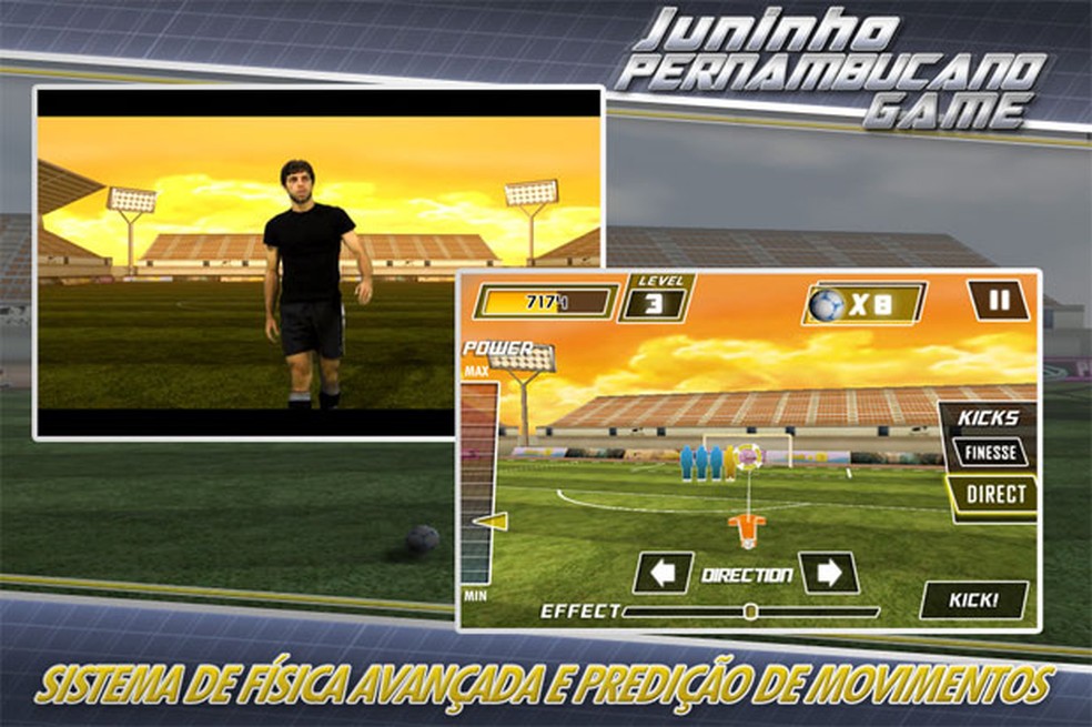 Juninho Pernambucano ganha jogo para iOS e Android