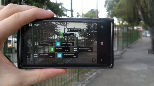 Veja como usar o recurso de realidade aumentada no Here Maps para WP