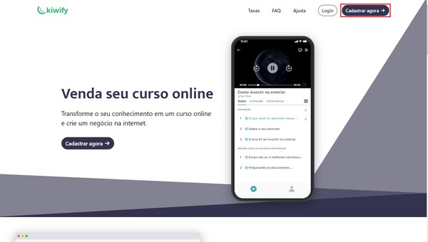 Como se afiliar à Kiwify