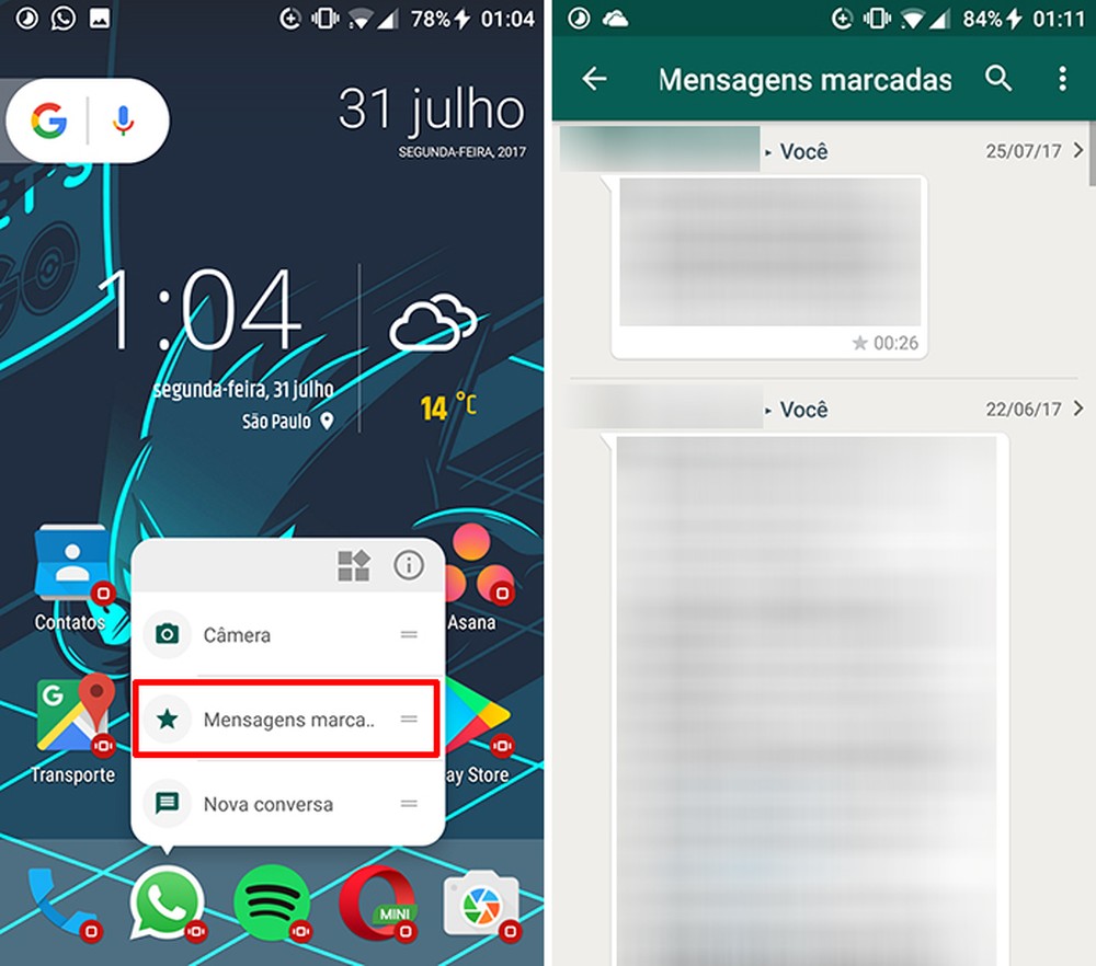 WhatsApp Beta ganha atalho de conversas e favoritos no Android; saiba usar