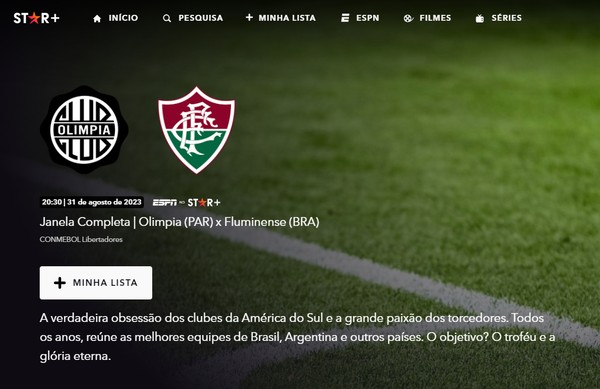 Olimpia x Fluminense ao vivo: acompanhe o jogo pela Libertadores