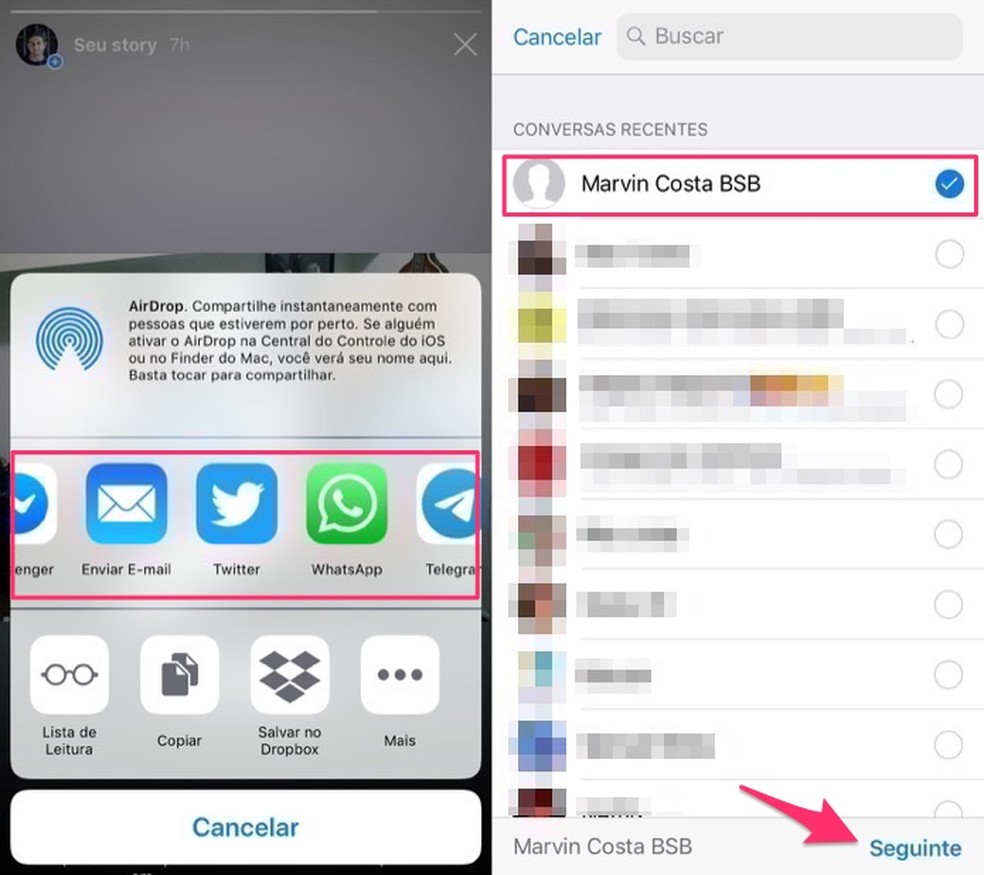 Como Compartilhar O Stories Do Instagram No Whatsapp