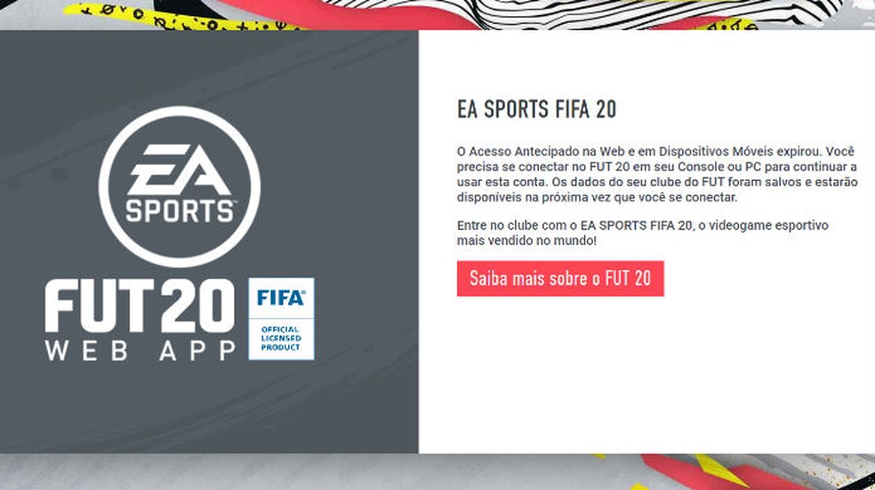 Guia da Companion App para FIFA 20 Ultimate Team 
