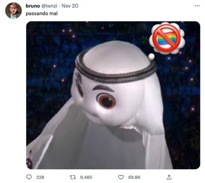 Gasparzinho” e “fantasma de série B”: mascote da copa do Catar vira meme
