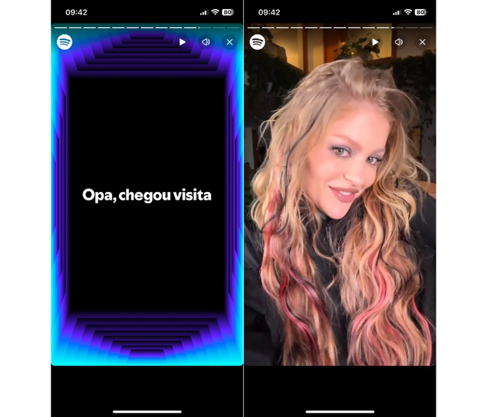 Spotify Wrapped 2024 inclui recado de artistas mais ouvidos — Foto: Reprodução/Spotify