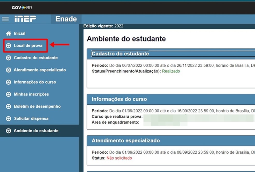 Enade 2022: como consultar o local de prova