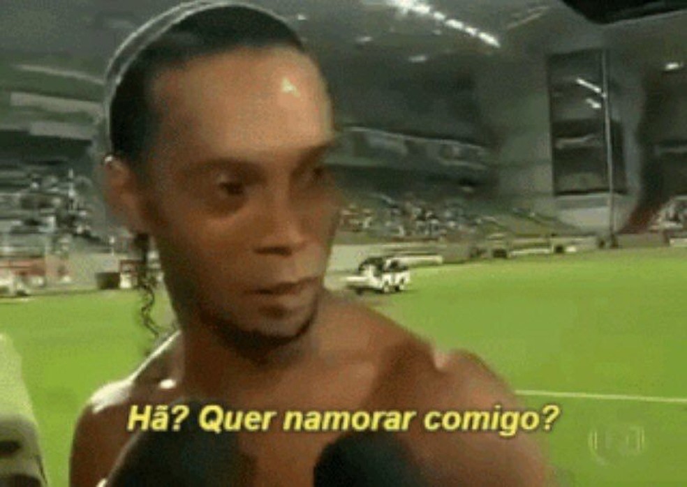Ronaldinho Gaúcho também virou meme — Foto: Reprodução/X