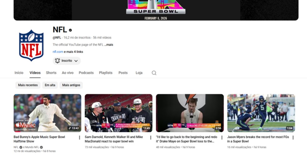  Reprodução/YouTube