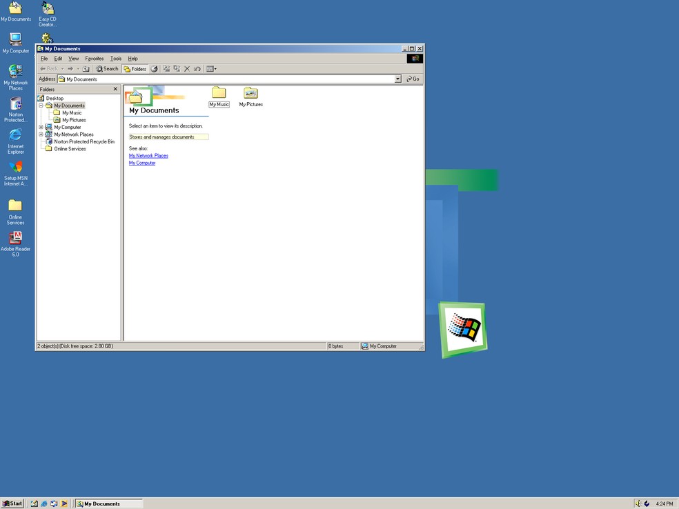 Internet Explorer era profundamente integrado aos Windows da época e fazia parte do Windows Explorer — Foto: Reprodução/Filipe Garrett